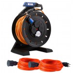 Vollkunststoff-Kabeltrommel Generation 7 orange und VK25QF