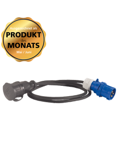 HEDI Adapterkabel CEE Eingang: CEE 3x16 A Ausgang: Schuko H07RN-F 3G2,5
