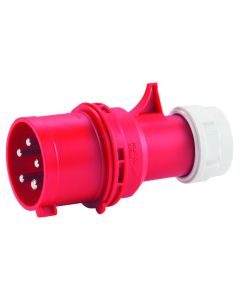 CEE-Stecker 5x32 A Mit Twist-Schnellverschluss 32 A / 400 V, für Querschnitte bis 5x6,0 mm²